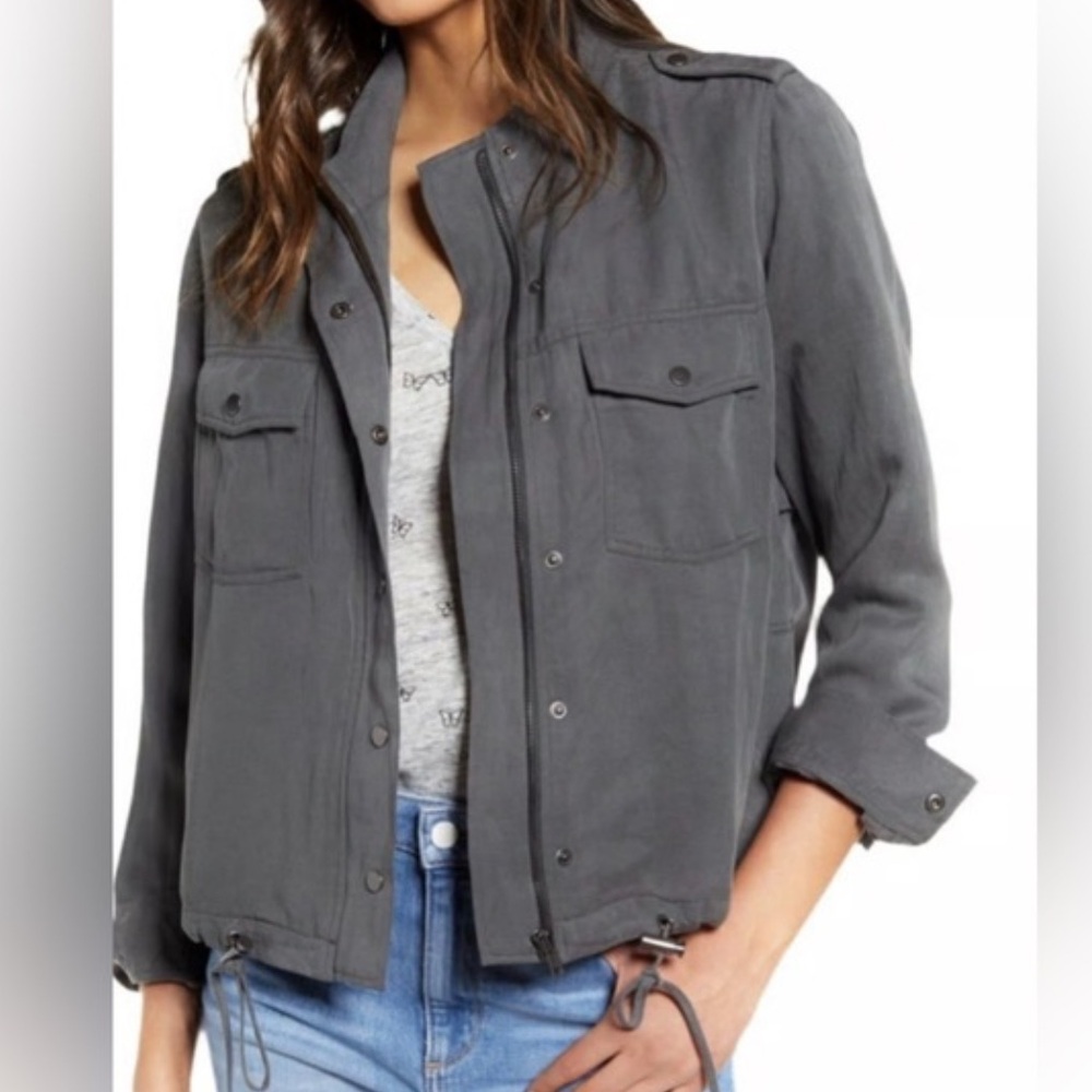 Women's Gray Utility Jacket